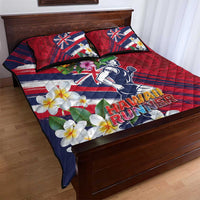 Hawaii Runner-Kakau Art with Lei and Plumeria Quilt Bed Set LT03 - Polynesian Pride