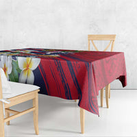 Hawaii Runner-Kakau Art with Lei and Plumeria Tablecloth LT03 - Polynesian Pride