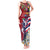 Hawaii Runner-Kakau Art with Lei and Plumeria Tank Maxi Dress