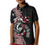 Aotearoa Toitu Te Tiriti Taniko Kid Polo Shirt Maori Taniwha Haka - Honour the Treaty