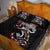 Aotearoa Toitu Te Tiriti Taniko Quilt Bed Set Maori Taniwha Haka - Honour the Treaty