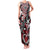 Aotearoa Maori Moko Art with Taniko Half Style Family Matching Tank Maxi Dress and Hawaiian Shirt