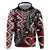 Aotearoa Maori Moko Art with Taniko Half Style Hoodie