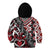 Aotearoa Maori Moko Art with Taniko Half Style Kid Hoodie