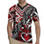 Aotearoa Maori Moko Art with Taniko Half Style Rugby Jersey