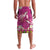 Hawaiian Lei Turtle and Plumeria Lavalava Polynerian Art Tattoo-Plum Pink Color