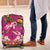 Hawaiian Lei Turtle and Plumeria Luggage Cover Polynerian Art Tattoo-Plum Pink Color