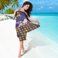 Hawaiian Lei Turtle and Plumeria Sarong Polynerian Art Tattoo-Navy Color LT03 - Polynesian Pride
