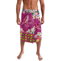 Hawaiian Plumeria and Humpback Whales Lavalava Polynerian Art Tattoo-Plum Pink Color LT03 Pink - Polynesian Pride