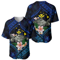 Hawaii Turtle Plumeria Flower Fanciful Baseball Jersey LT03 - Polynesian Pride