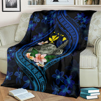 Hawaii Turtle Plumeria Flower Fanciful Blanket LT03 - Polynesian Pride