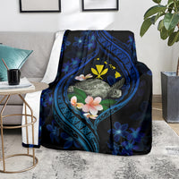 Hawaii Turtle Plumeria Flower Fanciful Blanket LT03 - Polynesian Pride