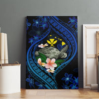 Hawaii Turtle Plumeria Flower Fanciful Canvas Wall Art LT03 - Polynesian Pride