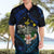 Hawaii Turtle Plumeria Flower Fanciful Hawaiian Shirt