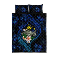 Hawaii Turtle Plumeria Flower Fanciful Quilt Bed Set LT03 - Polynesian Pride