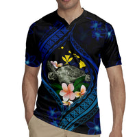 Hawaii Turtle Plumeria Flower Fanciful Rugby Jersey LT03 - Polynesian Pride