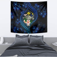 Hawaii Turtle Plumeria Flower Fanciful Tapestry LT03 - Polynesian Pride