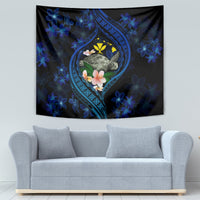Hawaii Turtle Plumeria Flower Fanciful Tapestry LT03 - Polynesian Pride
