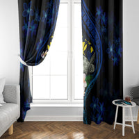 Hawaii Turtle Plumeria Flower Fanciful Window Curtain LT03 - Polynesian Pride
