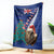 New Zealand Christmas Blanket Kiwi Bird Santa and Silver Fern Funny Haka Dance