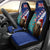 New Zealand Christmas Car Seat Cover Kiwi Bird Santa and Silver Fern Funny Haka Dance