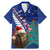 New Zealand Christmas Family Matching Mermaid Dress and Hawaiian Shirt Kiwi Bird Santa and Silver Fern Funny Haka Dance