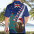 New Zealand Christmas Hawaiian Shirt Kiwi Bird Santa and Silver Fern Funny Haka Dance