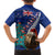 New Zealand Christmas Kid Hawaiian Shirt Kiwi Bird Santa and Silver Fern Funny Haka Dance