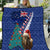 New Zealand Christmas Quilt Kiwi Bird Santa and Silver Fern Funny Haka Dance