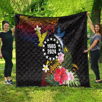 Cook Islands Independence Day Quilt Maroro and Kakaia with Hibiscus Flower Polynesian Pattern LT03 - Polynesian Pride