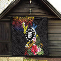 Cook Islands Independence Day Quilt Maroro and Kakaia with Hibiscus Flower Polynesian Pattern LT03 - Polynesian Pride