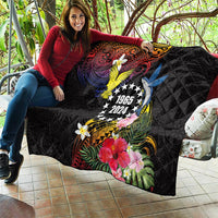 Cook Islands Independence Day Quilt Maroro and Kakaia with Hibiscus Flower Polynesian Pattern LT03 - Polynesian Pride