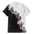 Hawaii Grayscale Hibiscus Flowers Family Matching Puletasi and Hawaiian Shirt Polynesian Pattern With Half Black White Version