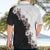 Hawaii Grayscale Hibiscus Flowers Hawaiian Shirt Polynesian Pattern With Half Black White Version