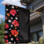 Hawaii Hibiscus and Plumeria Flowers Garden Flag Tapa Tribal Pattern Half Style Colorful Mode