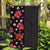 Hawaii Hibiscus and Plumeria Flowers Garden Flag Tapa Tribal Pattern Half Style Colorful Mode