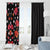 Hawaii Hibiscus and Plumeria Flowers Window Curtain Tapa Tribal Pattern Half Style Colorful Mode