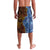 Samoa and Australia Together Lavalava Kangaroo and Tribal Hibiscus Aboriginal Pattern