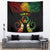 Personalised Pohnpei Independence Day Tapestry Polynesian Tattoo and Plumeria Reggae Color