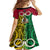 Vanuatu Family Matching Summer Maxi Dress and Hawaiian Shirt Pig Tusk Mix Maori Pattern and Namele Leaf LT03 - Polynesian Pride