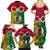 Vanuatu Family Matching Summer Maxi Dress and Hawaiian Shirt Pig Tusk Mix Maori Pattern and Namele Leaf LT03 - Polynesian Pride