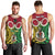 Personalised Vanuatu Men Tank Top Pig Tusk Mix Maori Pattern and Namele Leaf LT03 - Polynesian Pride