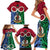 Vanuatu Shefa Province Family Matching Short Sleeve Bodycon Dress and Hawaiian Shirt Pig Tusk Mix Maori Pattern and Namele Leaf LT03 - Polynesian Pride