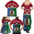 Personalised Vanuatu Shefa Province Family Matching Summer Maxi Dress and Hawaiian Shirt Pig Tusk Mix Maori Pattern and Namele Leaf LT03 - Polynesian Pride