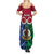 Personalised Vanuatu Shefa Province Family Matching Summer Maxi Dress and Hawaiian Shirt Pig Tusk Mix Maori Pattern and Namele Leaf LT03 - Polynesian Pride