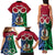 Personalised Vanuatu Shefa Province Family Matching Tank Maxi Dress and Hawaiian Shirt Pig Tusk Mix Maori Pattern and Namele Leaf LT03 - Polynesian Pride