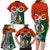 Vanuatu Penama Province Family Matching Long Sleeve Bodycon Dress and Hawaiian Shirt Pig Tusk Mix Maori Pattern and Namele Leaf LT03 - Polynesian Pride