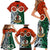 Vanuatu Penama Province Family Matching Short Sleeve Bodycon Dress and Hawaiian Shirt Pig Tusk Mix Maori Pattern and Namele Leaf LT03 - Polynesian Pride