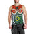 Vanuatu Penama Province Men Tank Top Pig Tusk Mix Maori Pattern and Namele Leaf LT03 - Polynesian Pride