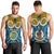 Vanuatu Sanma Province Men Tank Top Pig Tusk Mix Maori Pattern and Namele Leaf LT03 - Polynesian Pride